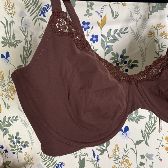 SKIMS FITS EVERYBODY LACE UNDERWIRE BRA COCOA 44DDD brown NWT - Picture 8 of 9